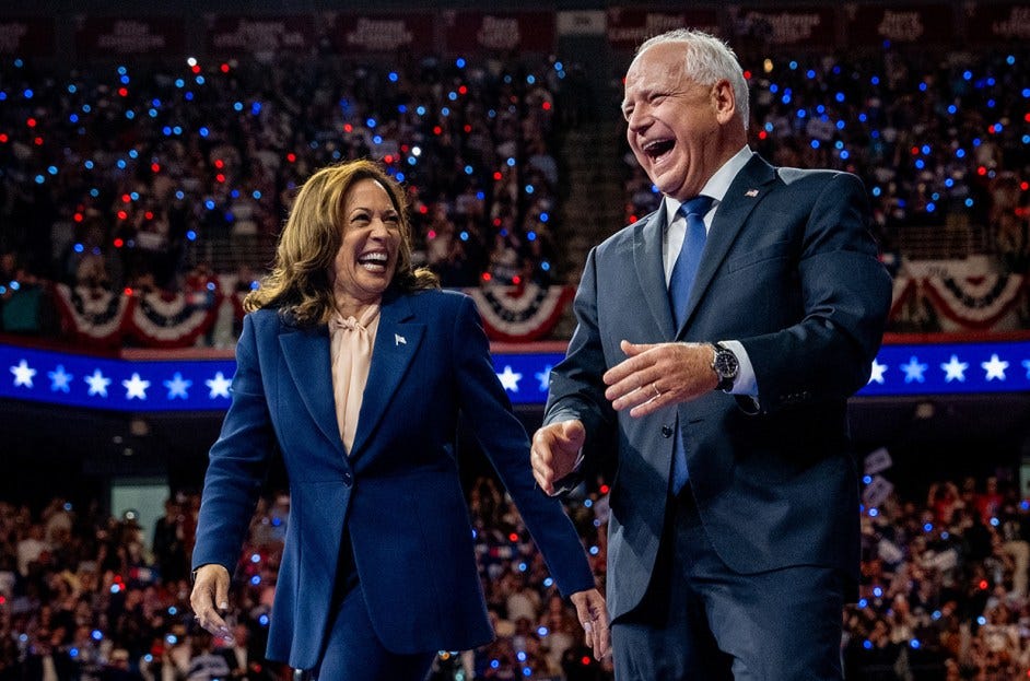 Kamala Harris & Tim Walz Share Love for Prince, Bruce Springsteen